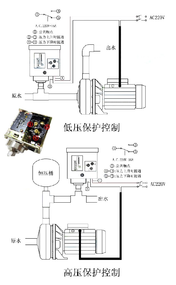 压力开关工作原理图